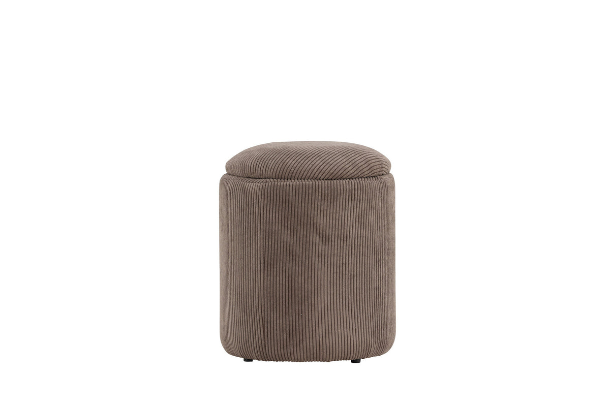Limpen Pouf in Braun präsentiert im Onlineshop von KAQTU Design AG. Pouf ist von Venture Home