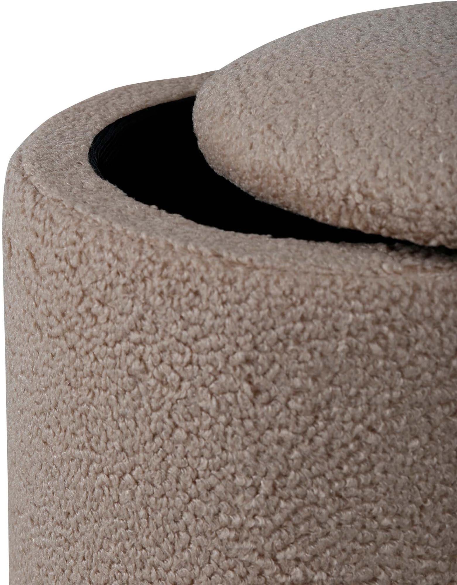 Limpen Ottoman / Pouf in Beige präsentiert im Onlineshop von KAQTU Design AG. Pouf ist von Venture Home