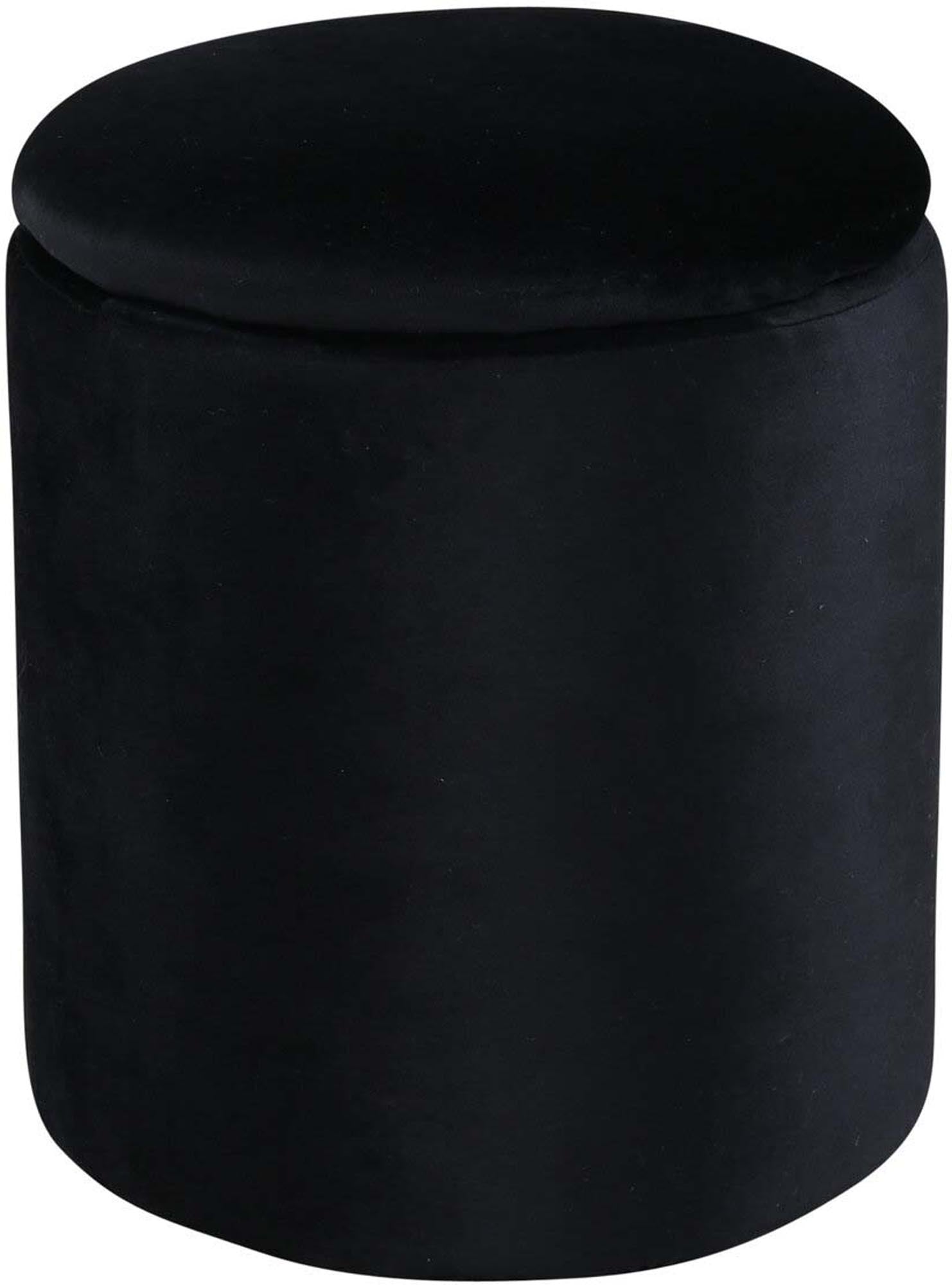 Limpen Ottoman / Pouf in Schwarz präsentiert im Onlineshop von KAQTU Design AG. Pouf ist von Venture Home