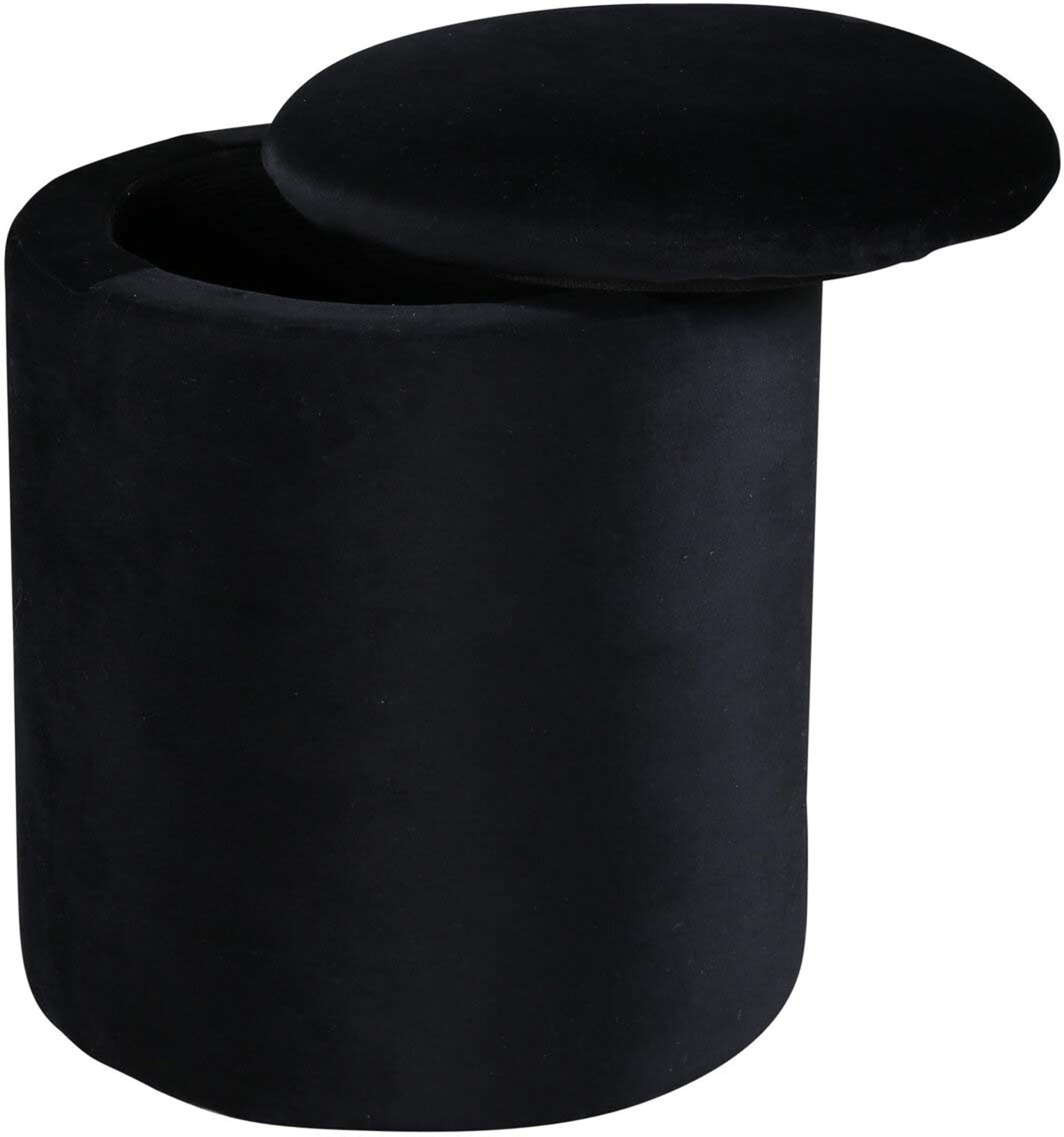 Limpen Ottoman / Pouf in Schwarz präsentiert im Onlineshop von KAQTU Design AG. Pouf ist von Venture Home