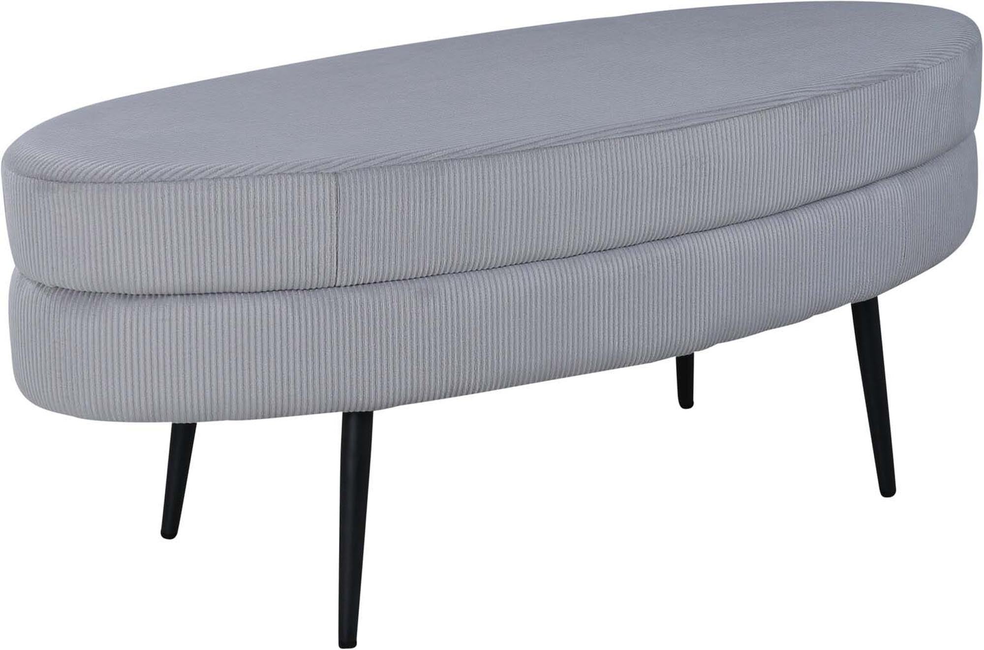 Erleben Sie den Otto Ottoman von Venture Home – ein stilvoller, beiger Pouf, der Komfort und Eleganz in jeden Raum bringt.