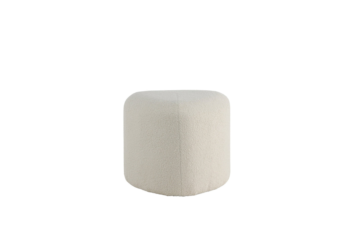 Peg Ottoman / Pouf in Weiss präsentiert im Onlineshop von KAQTU Design AG. Pouf ist von Venture Home