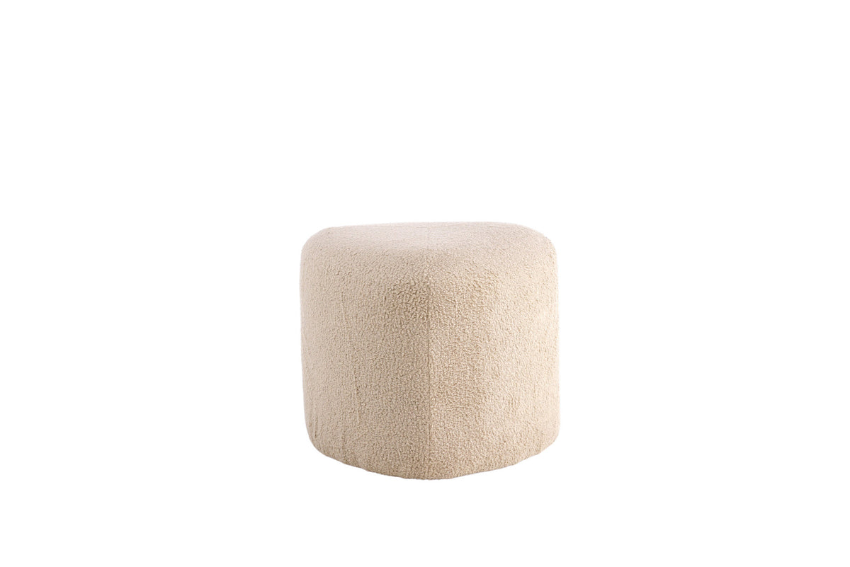 Peg Ottoman / Pouf in Beige präsentiert im Onlineshop von KAQTU Design AG. Pouf ist von Venture Home