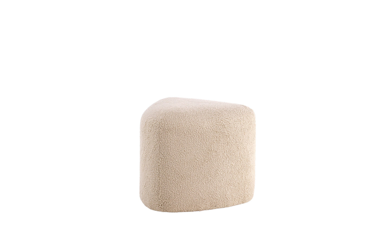 Peg Ottoman / Pouf in Beige präsentiert im Onlineshop von KAQTU Design AG. Pouf ist von Venture Home