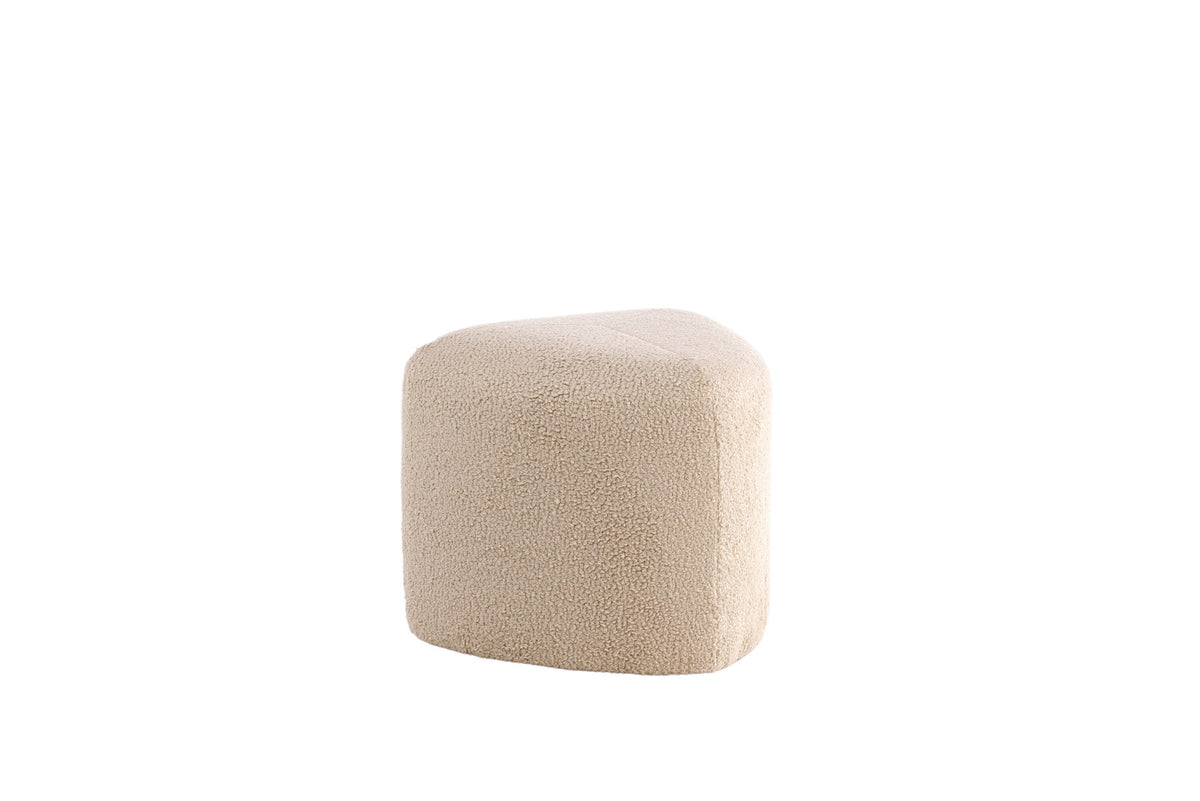 Peg Ottoman / Pouf in Beige präsentiert im Onlineshop von KAQTU Design AG. Pouf ist von Venture Home