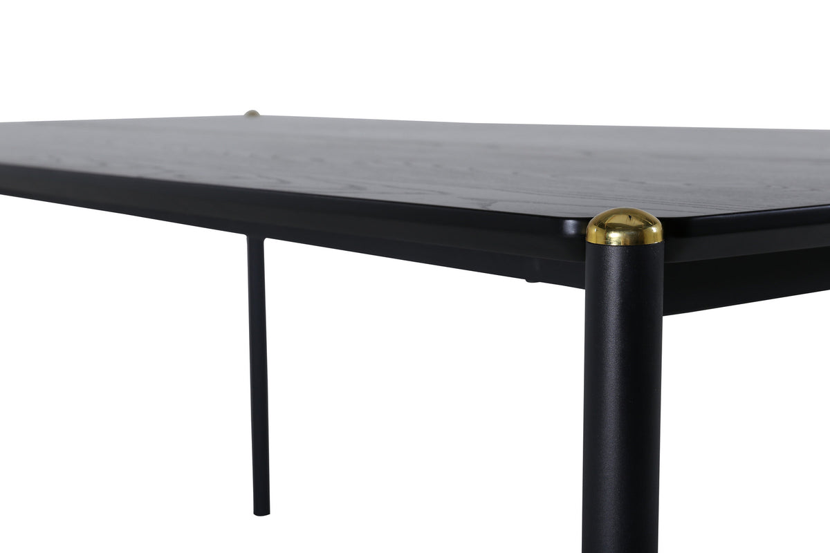 Pelle Esstisch in Schwarz präsentiert im Onlineshop von KAQTU Design AG. Esstisch ist von Venture Home