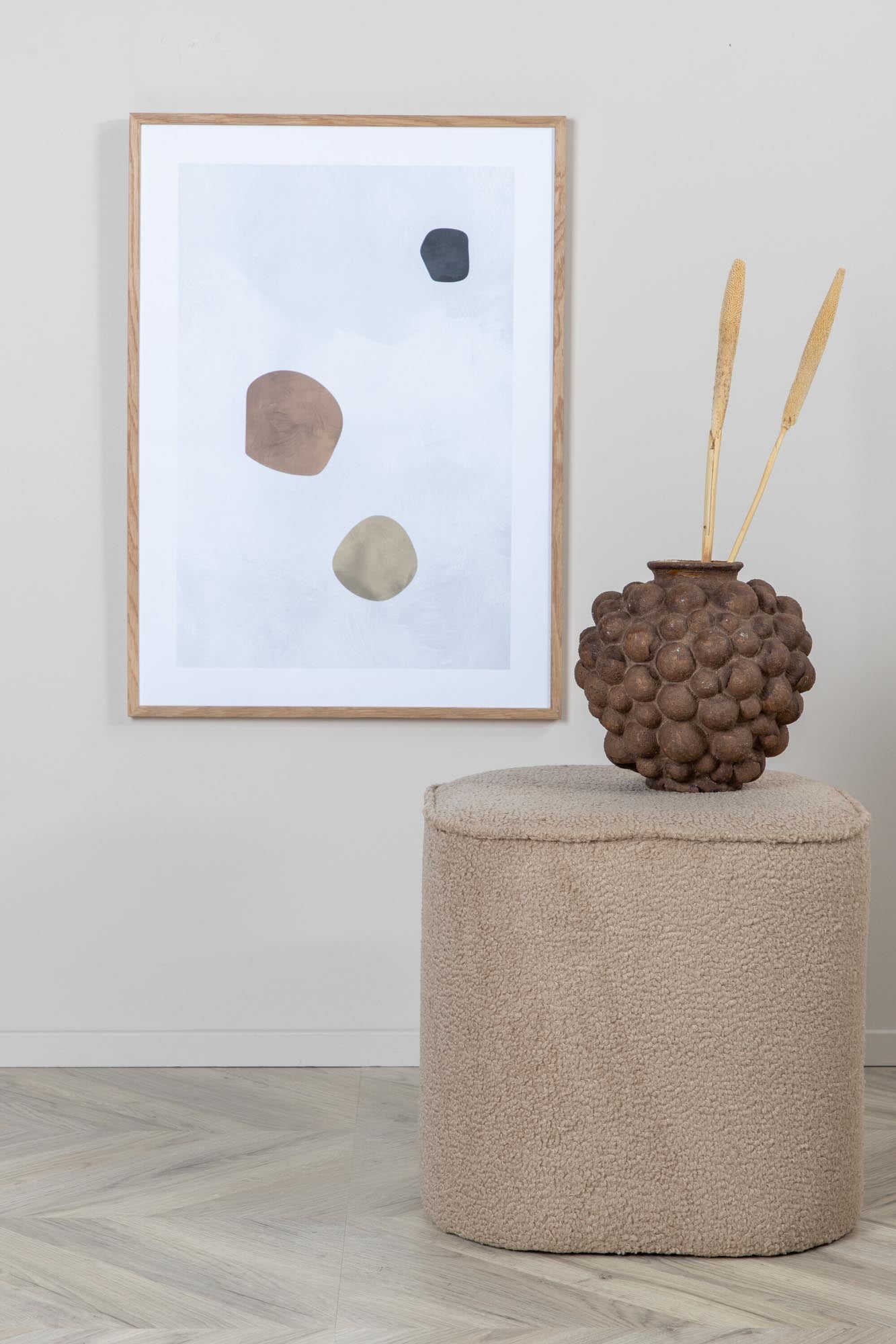 Piff Ottoman / Pouf in Beige präsentiert im Onlineshop von KAQTU Design AG. Pouf ist von Venture Home