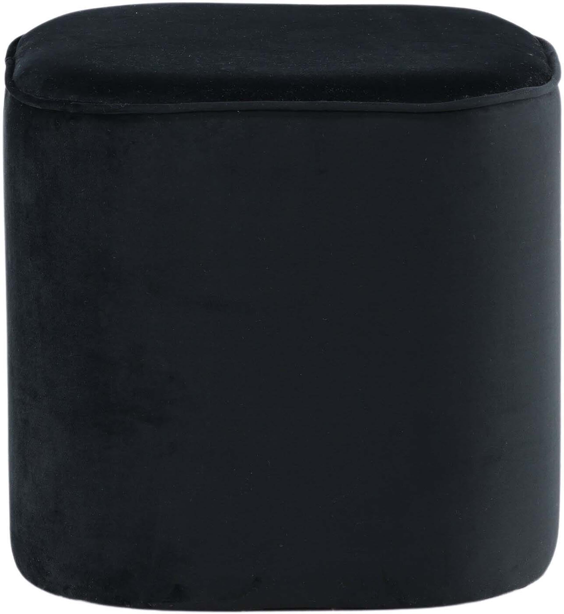 Piff Ottoman / Pouf in Schwarz präsentiert im Onlineshop von KAQTU Design AG. Pouf ist von Venture Home