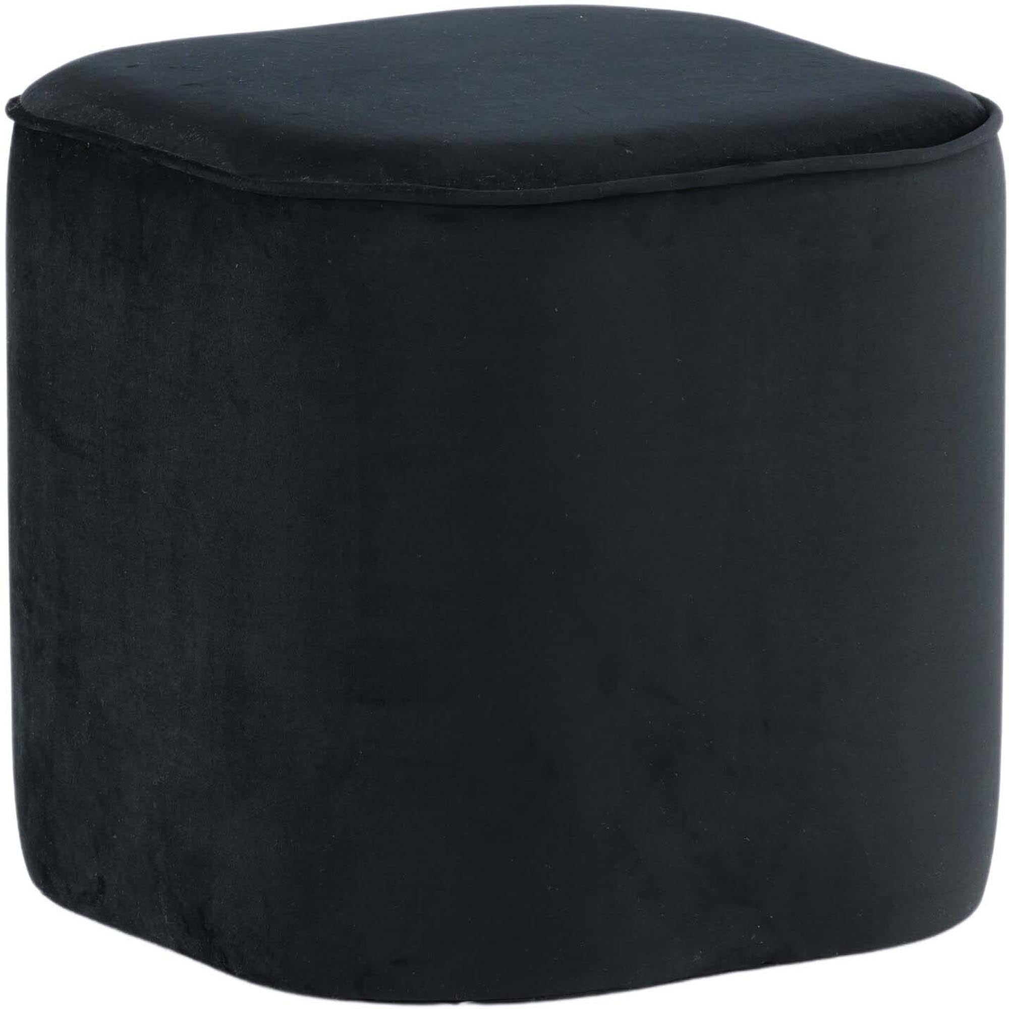 Piff Ottoman / Pouf in Schwarz präsentiert im Onlineshop von KAQTU Design AG. Pouf ist von Venture Home