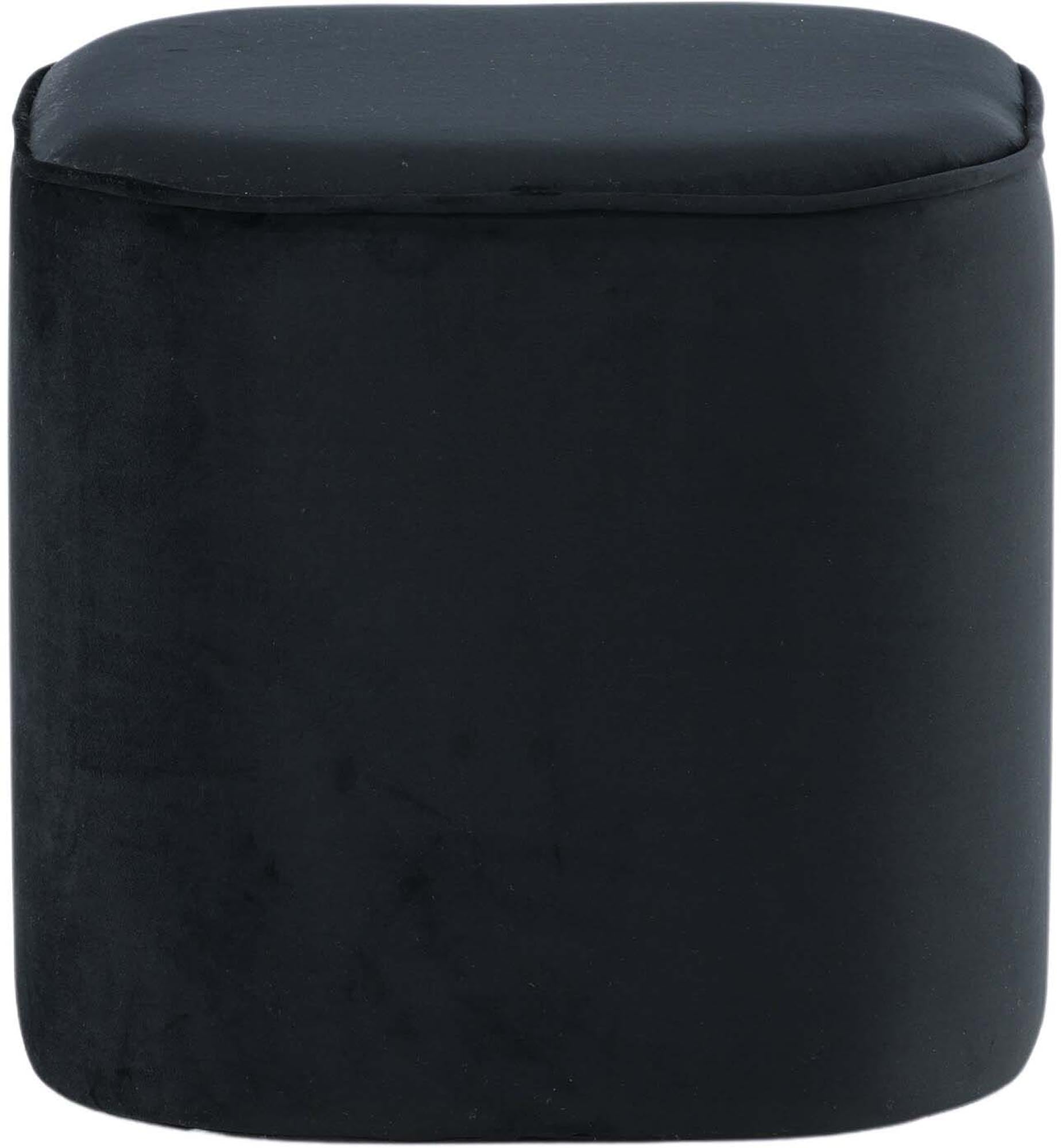 Piff Ottoman / Pouf in Schwarz präsentiert im Onlineshop von KAQTU Design AG. Pouf ist von Venture Home