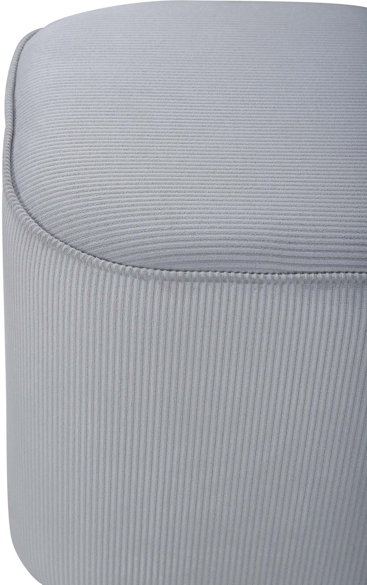 Piff Ottoman / Pouf in Grau präsentiert im Onlineshop von KAQTU Design AG. Pouf ist von Venture Home
