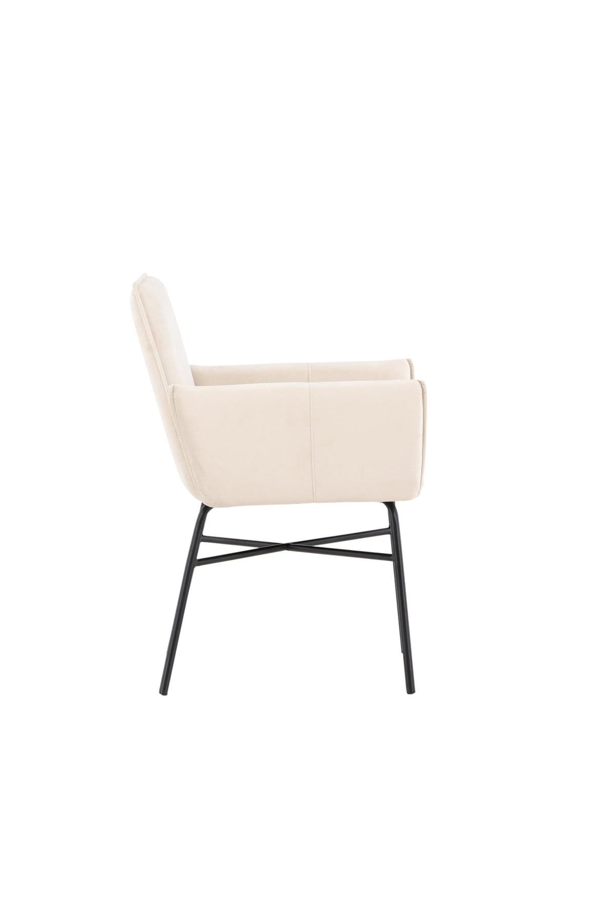 Petra Esszimmerstuhl in Beige präsentiert im Onlineshop von KAQTU Design AG. Stuhl mit Armlehne ist von Venture Home