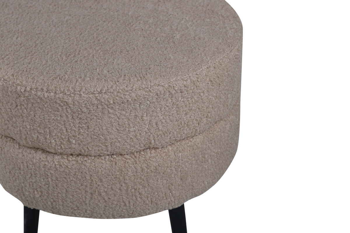 Pot Ottoman / Pouf in Beige präsentiert im Onlineshop von KAQTU Design AG. Pouf ist von Venture Home