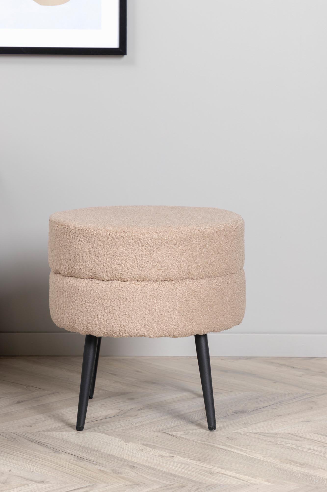 Pot Ottoman / Pouf in Beige präsentiert im Onlineshop von KAQTU Design AG. Pouf ist von Venture Home