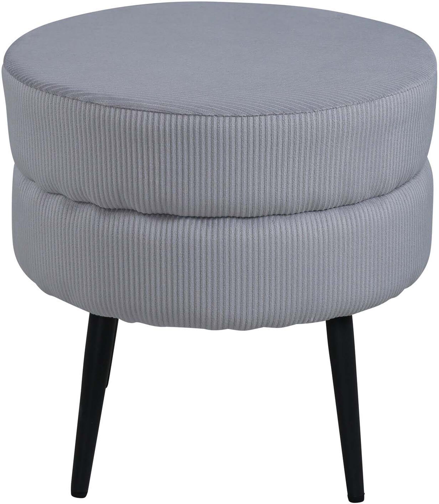 Pot Ottoman / Pouf in Grau präsentiert im Onlineshop von KAQTU Design AG. Pouf ist von Venture Home