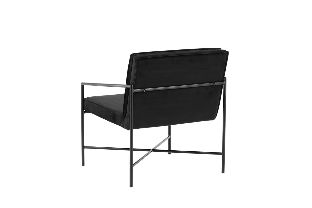 Rakel Sessel in Schwarz präsentiert im Onlineshop von KAQTU Design AG. Sessel mit Armlehnen ist von Venture Home