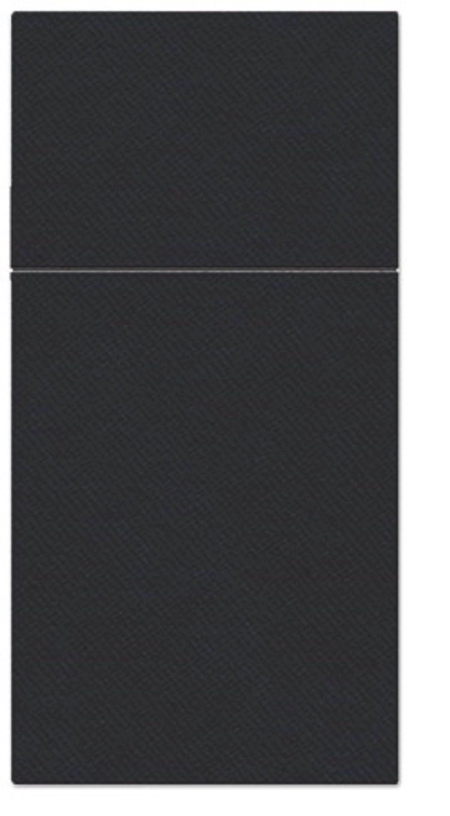 Bestecktasche 50x Unicolor schwarz, 39x40cm in Schwarz präsentiert im Onlineshop von KAQTU Design AG. Tischset ist von PAW