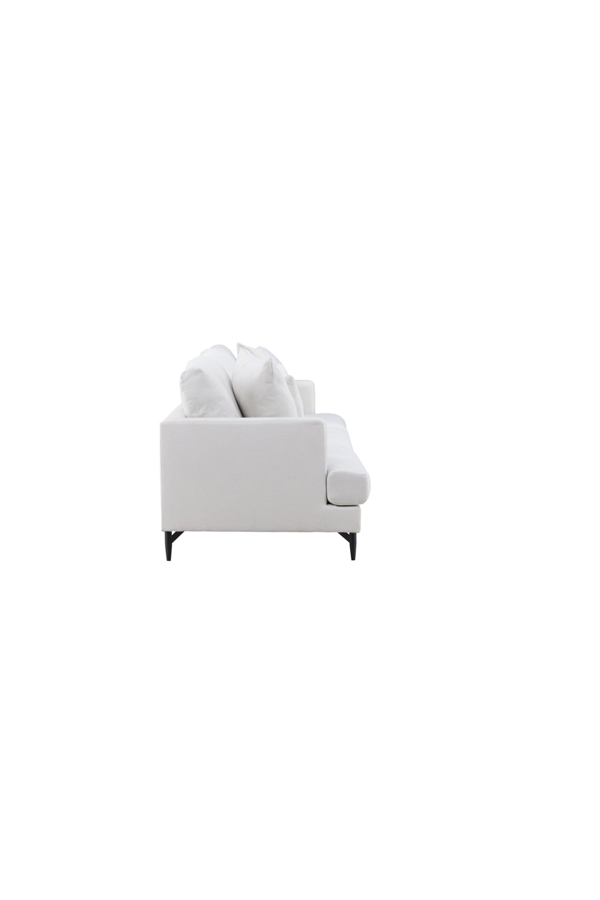 Sofia 3-Seat Sofa in Beige/Schwarz präsentiert im Onlineshop von KAQTU Design AG. 3er Sofa ist von Venture Home