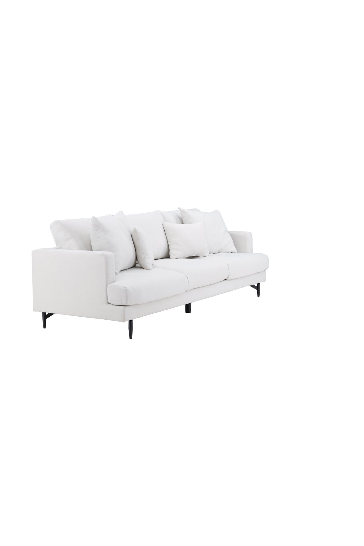 Sofia 3-Seat Sofa in Beige/Schwarz präsentiert im Onlineshop von KAQTU Design AG. 3er Sofa ist von Venture Home