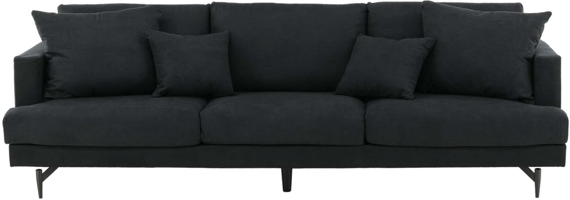 Entdecken Sie das Sofia Sofa von Venture Home: Ein stilvolles 3er Sofa mit zeitlosem Cord-Stoff, ideal für Komfort und gesellige Momente.