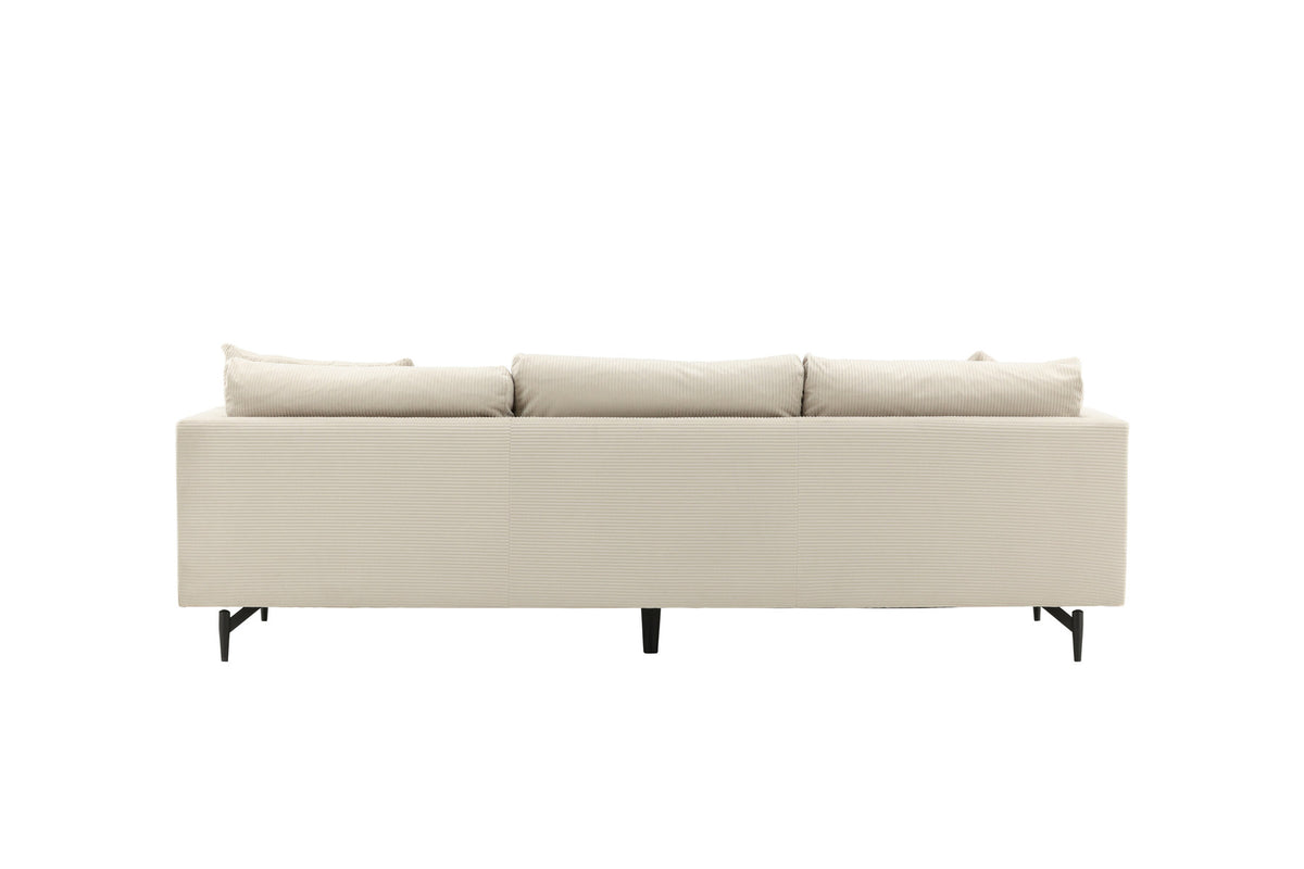 Sofia Sofa in Beige präsentiert im Onlineshop von KAQTU Design AG. 3er Sofa ist von Venture Home