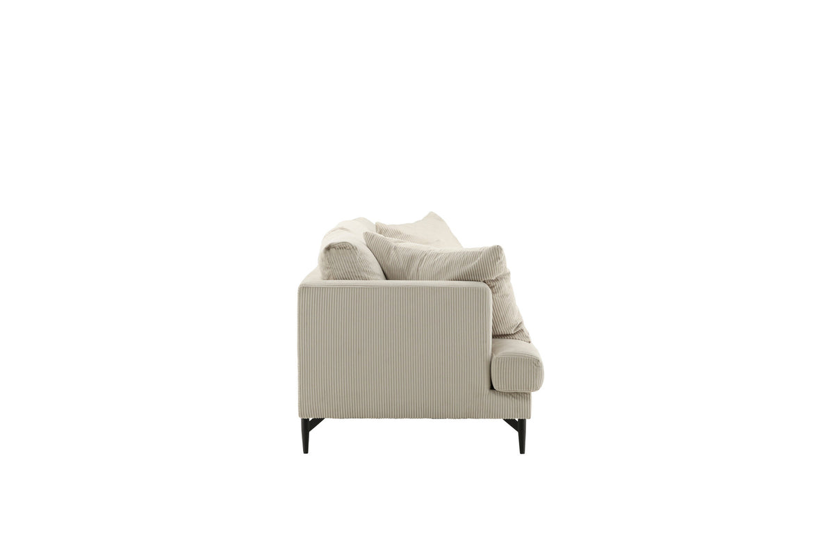 Sofia Sofa in Beige präsentiert im Onlineshop von KAQTU Design AG. 3er Sofa ist von Venture Home