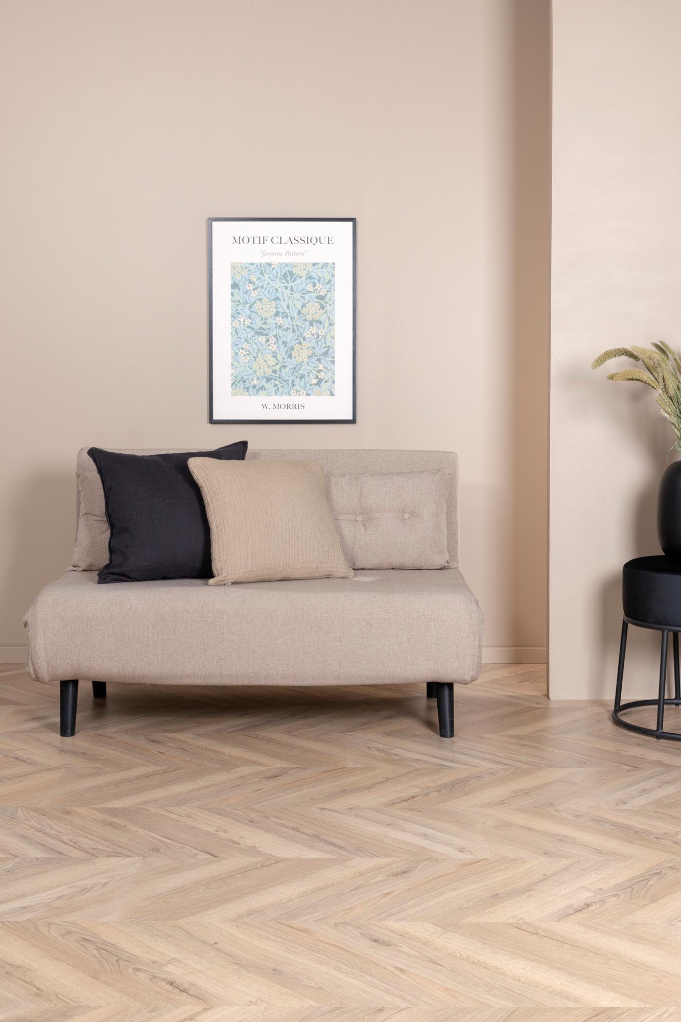 Vicky Bettsofa von Venture Home: Elegantes Sofa mit Samtbezug, wandelbar in Chaiselongue oder Doppelbett. Perfekt für jeden Raum!