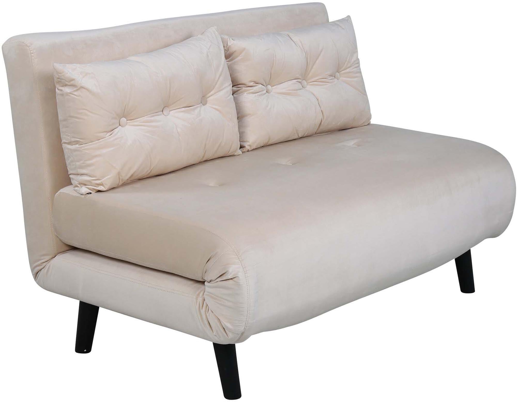 Vicky Bettsofa von Venture Home: Elegantes Samtsofa, das sich schnell in ein komfortables Bett verwandelt – ideal für stilvolle Wohnräume.