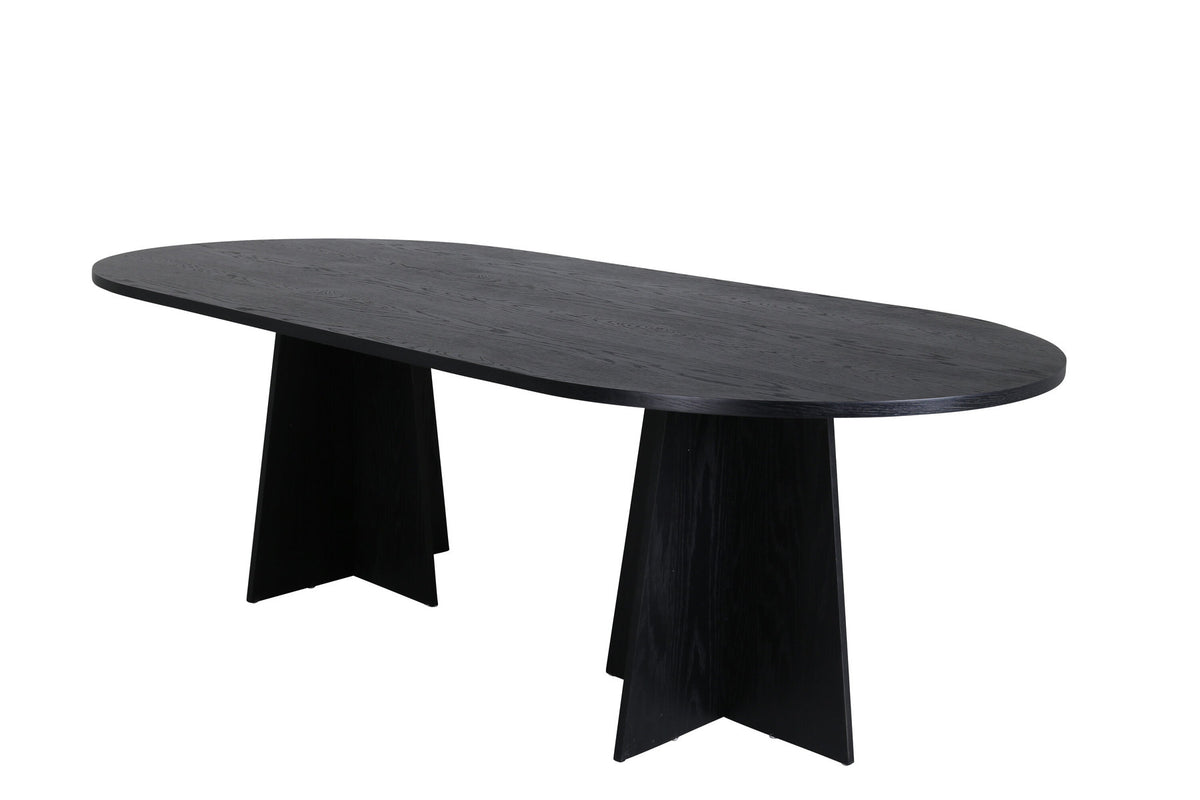 Bootcut Esstisch oval in Schwarz präsentiert im Onlineshop von KAQTU Design AG. Esstisch ist von Venture Home