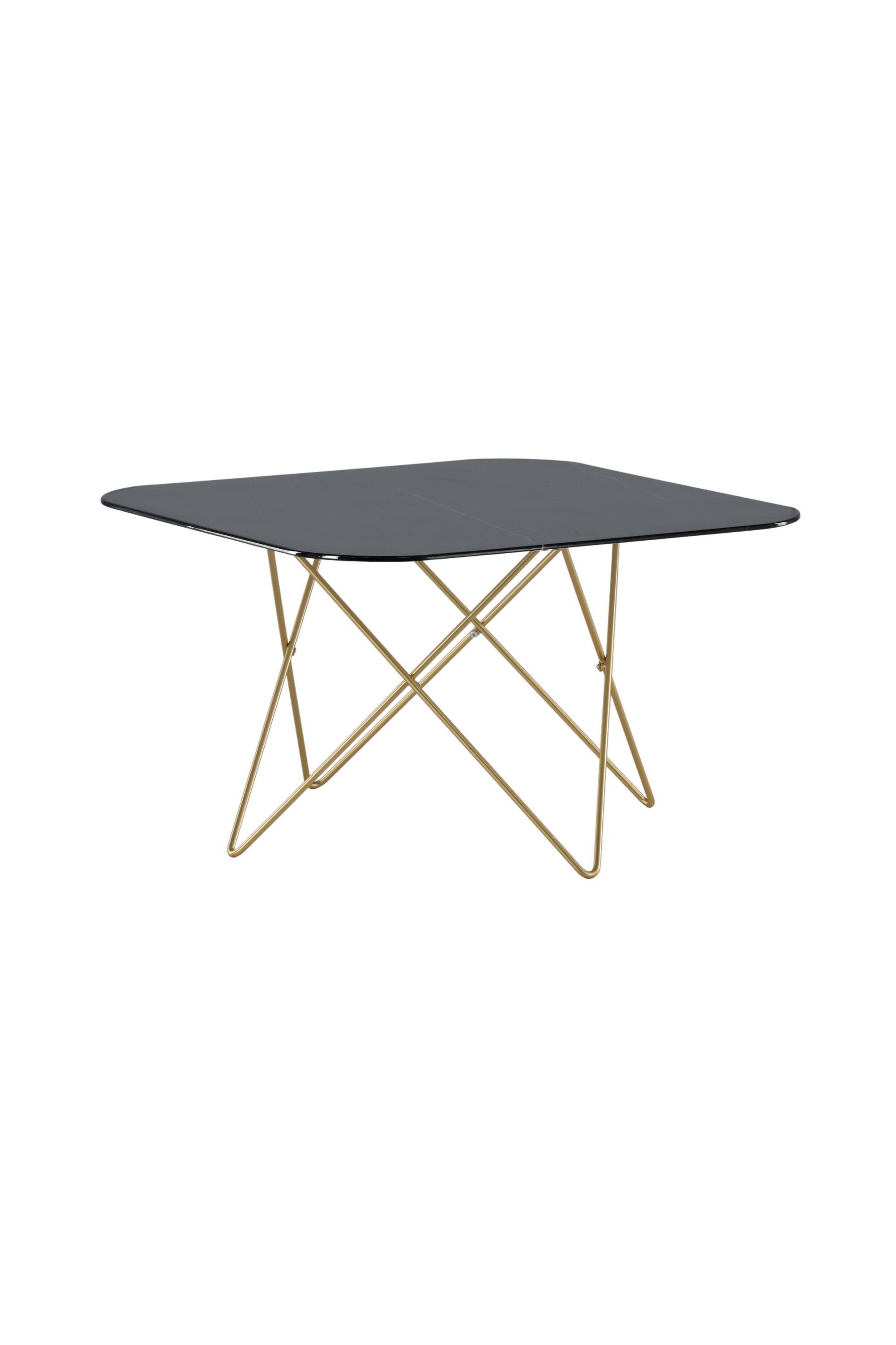 Tristar Beistelltisch in Schwarz / Gold präsentiert im Onlineshop von KAQTU Design AG. Beistelltisch ist von Venture Home