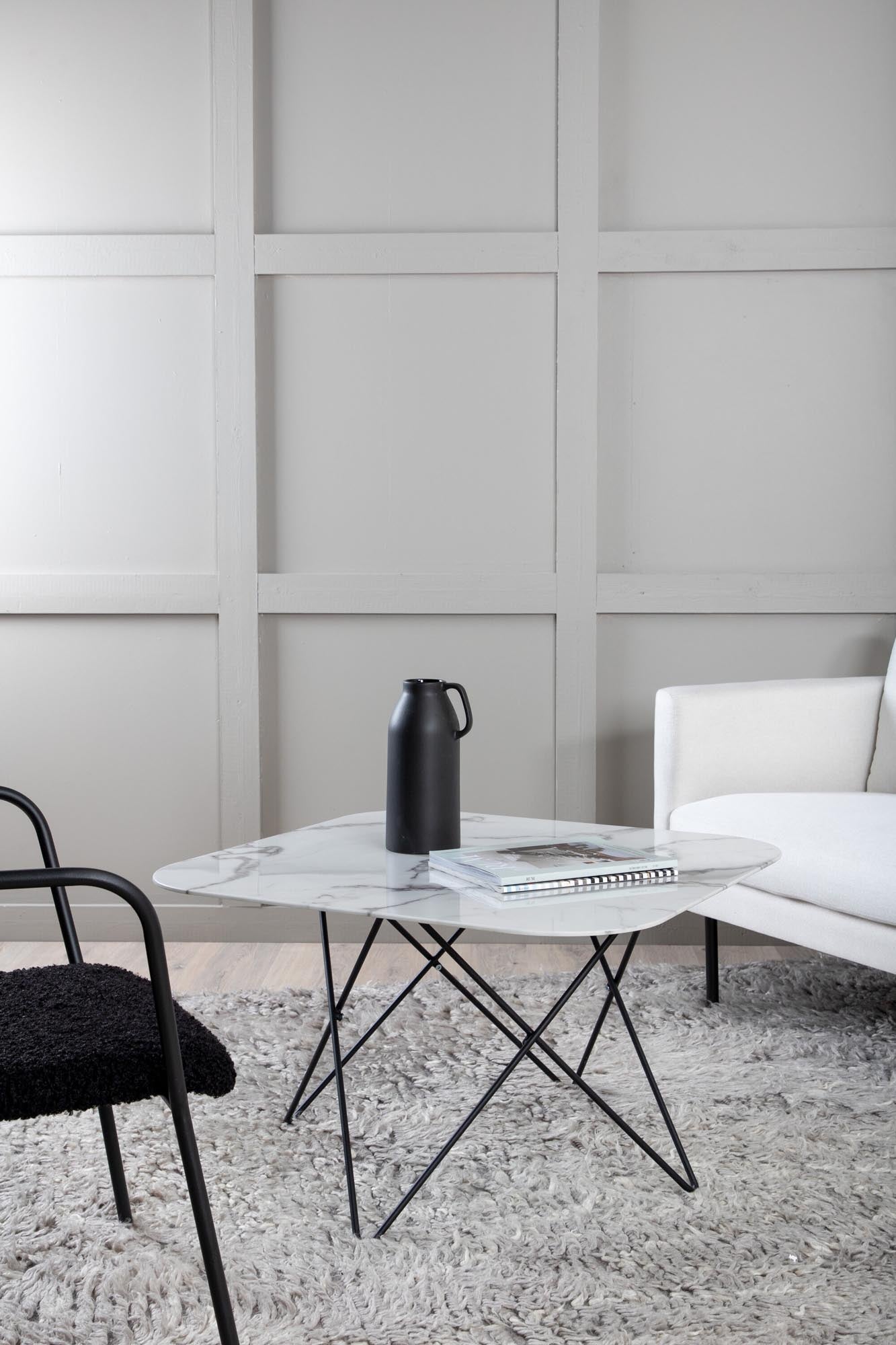 Tristar Beistelltisch in Weiss / Schwarz präsentiert im Onlineshop von KAQTU Design AG. Beistelltisch ist von Venture Home