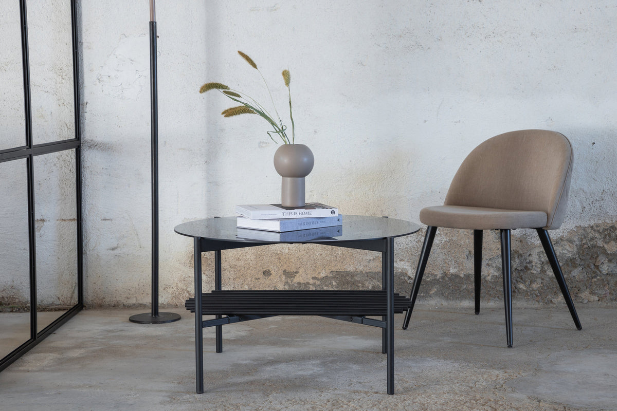 Von Staf Coffee Tisch rund in Schwarz präsentiert im Onlineshop von KAQTU Design AG. Beistelltisch ist von Venture Home