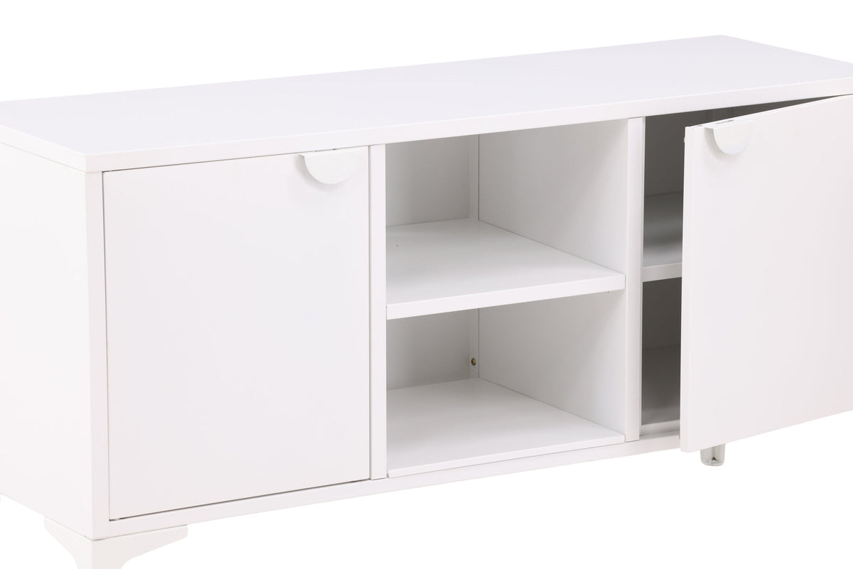 Piring TV Ständer in Weiss präsentiert im Onlineshop von KAQTU Design AG. TV-Möbel ist von Venture Home