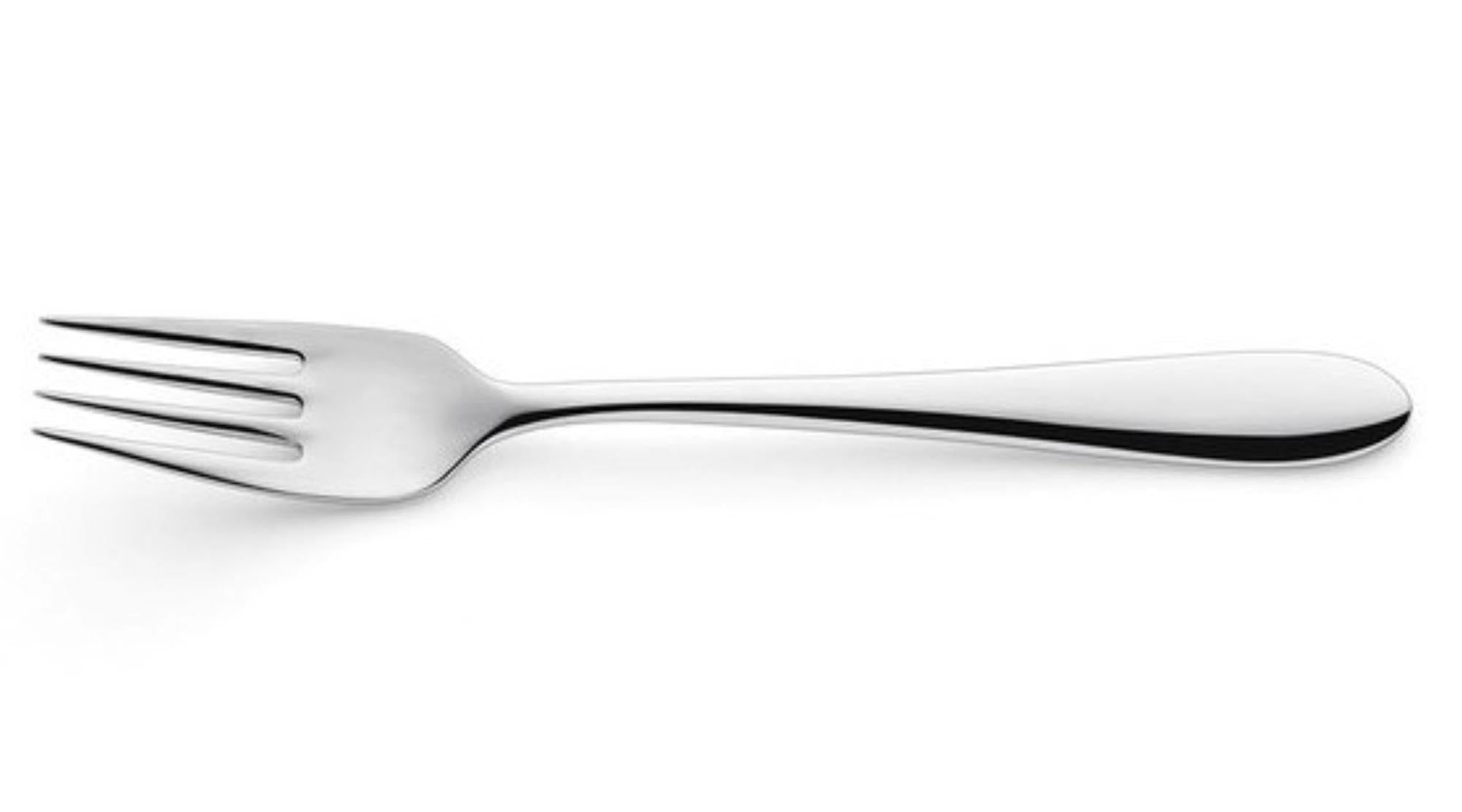 Elegante Amefa Oxford Dessertgabel, 18,6 cm, 18/10 Edelstahl, hochglänzend, ideal für Desserts, langlebig, spülmaschinenfest.