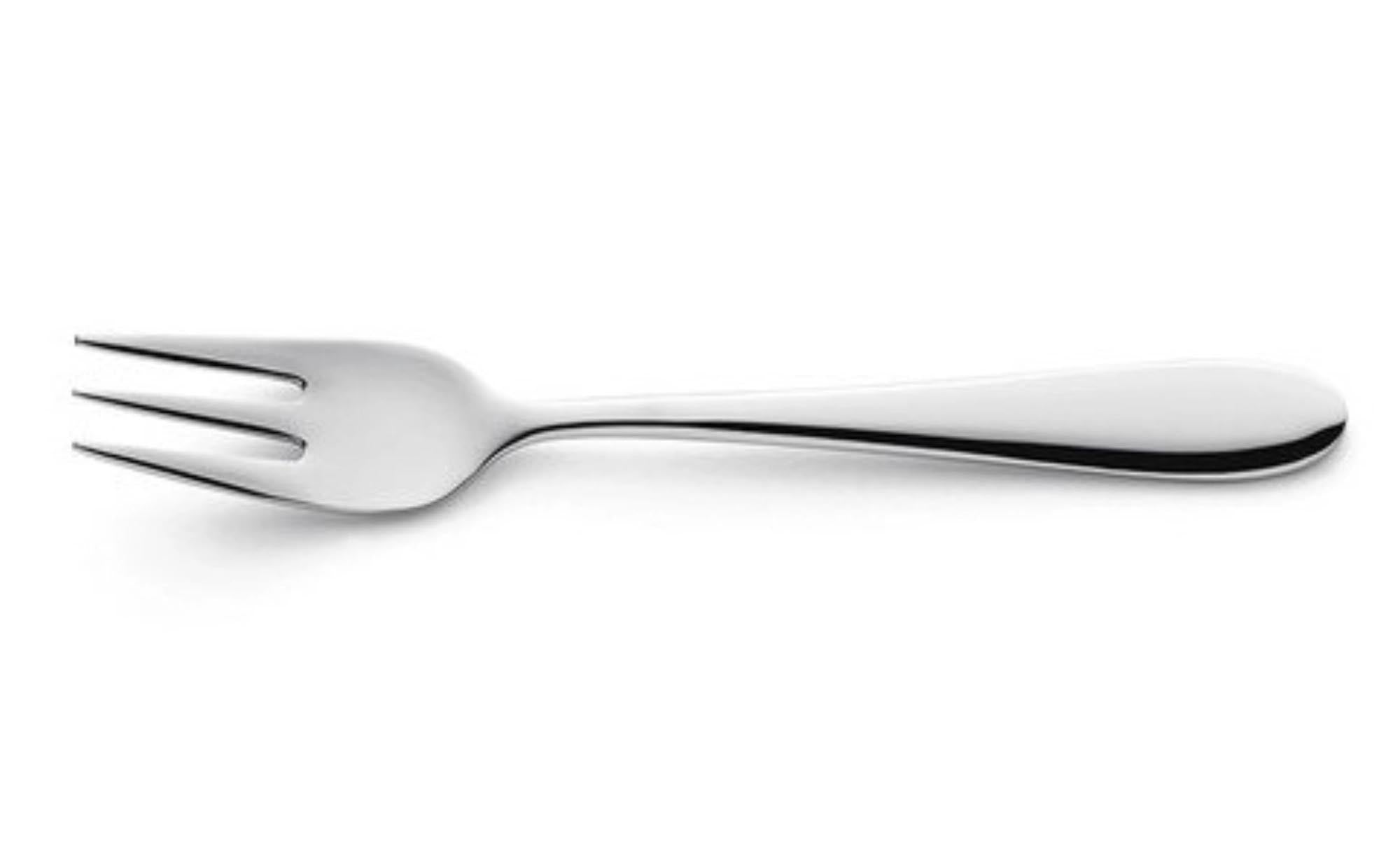 Elegante 15,7 cm Kuchengabel aus 18/10 Edelstahl, hochglänzend, ideal für Kuchen und Gebäck, langlebig und spülmaschinenfest.