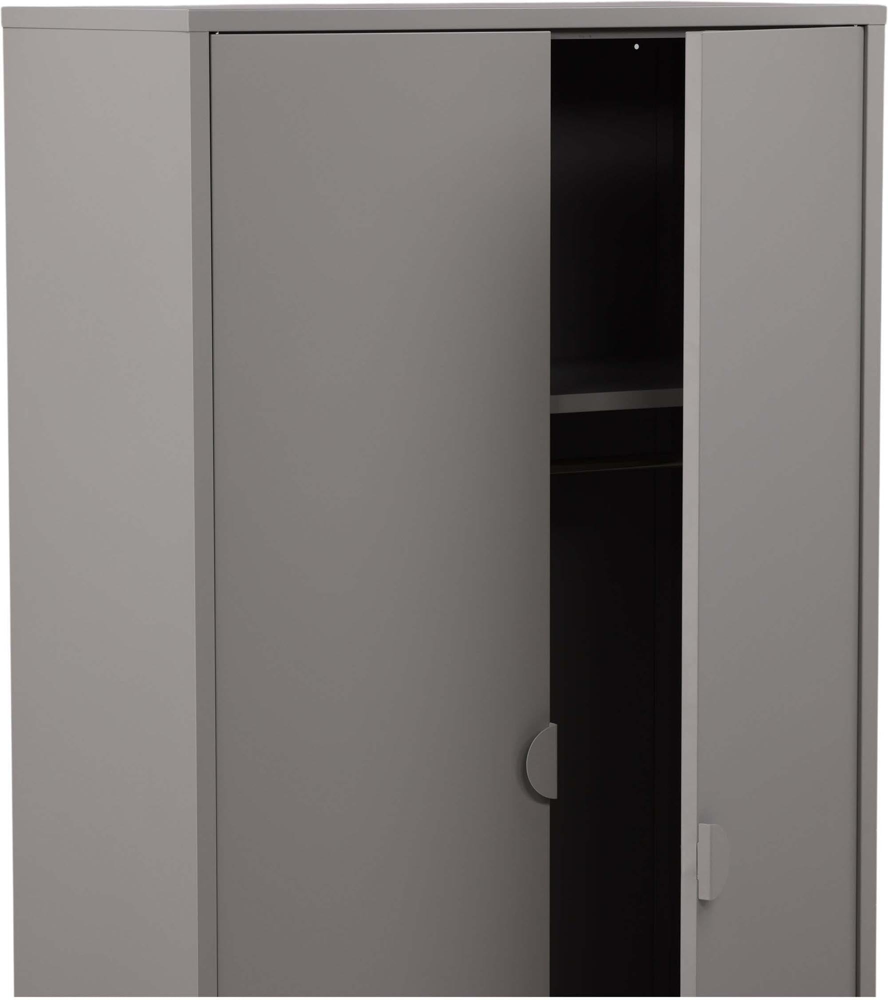 Stilvolle Piring Garderobe von Venture Home in edlem Beige. Hochwertiger Stahl, praktische Stauraumlösungen und elegantes Design für Ihr Schlafzimmer.