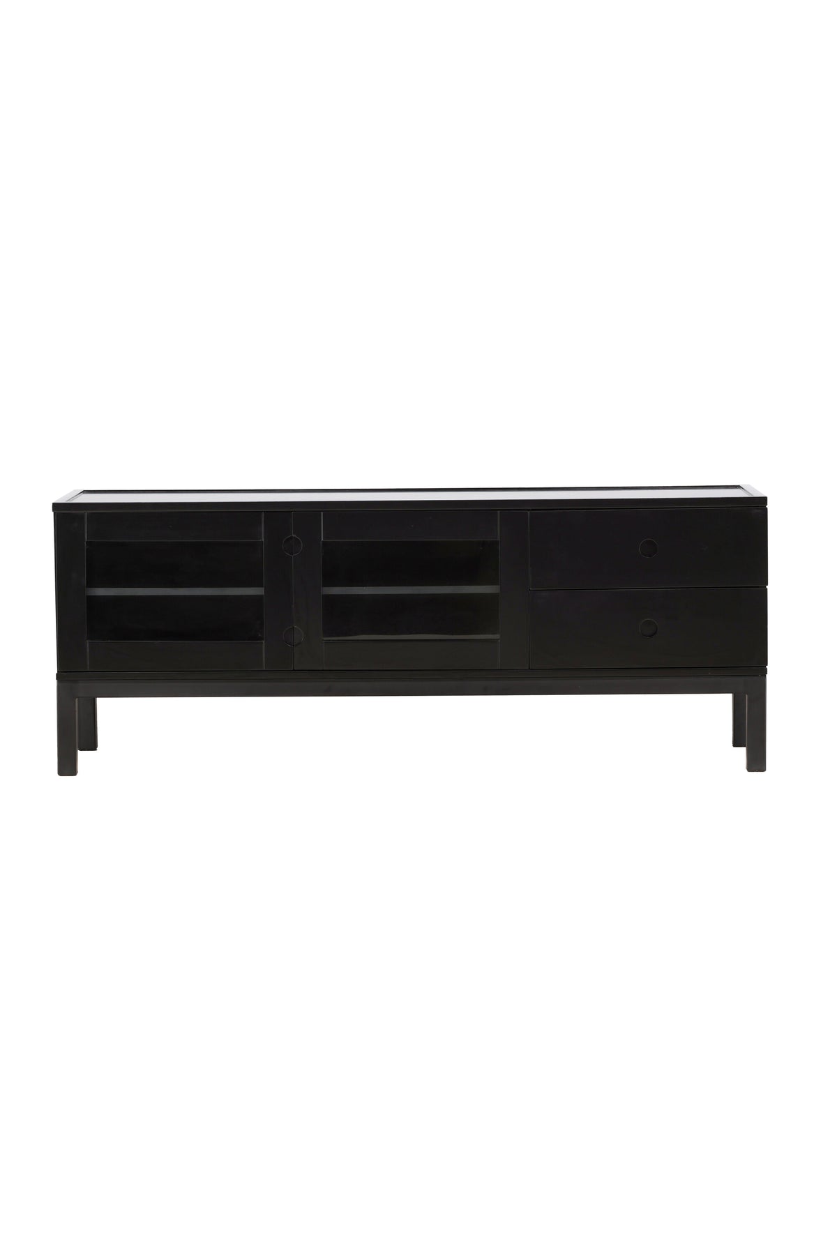Alcoa Kabinett in Schwarz präsentiert im Onlineshop von KAQTU Design AG. Regal Zubehör ist von Venture Home