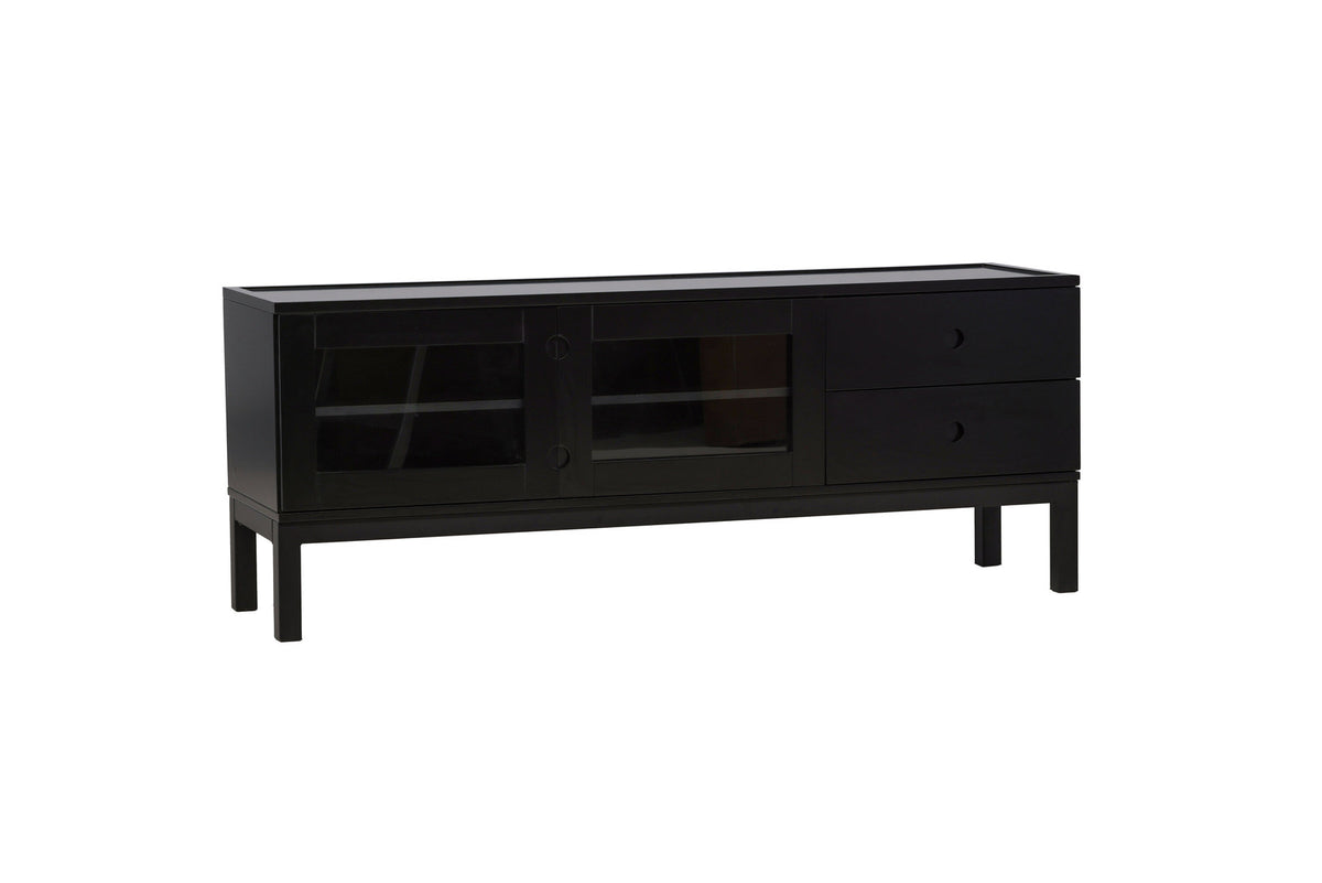 Alcoa Kabinett in Schwarz präsentiert im Onlineshop von KAQTU Design AG. Regal Zubehör ist von Venture Home