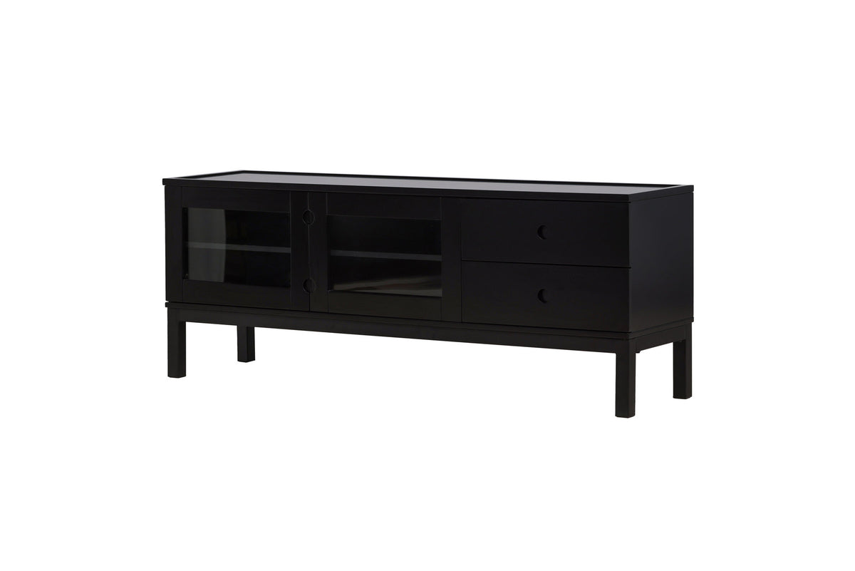 Alcoa Kabinett in Schwarz präsentiert im Onlineshop von KAQTU Design AG. Regal Zubehör ist von Venture Home