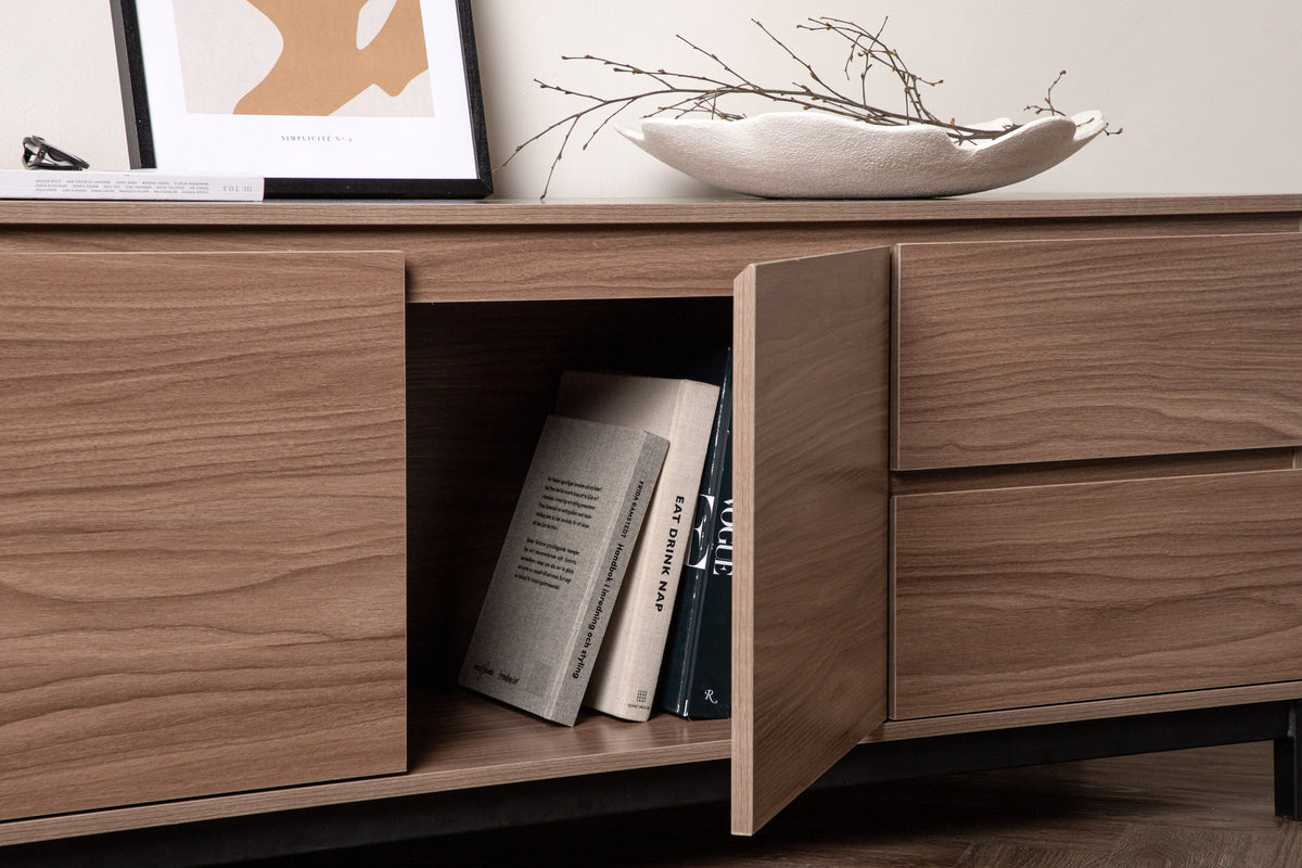 Corpus Sideboard in Nussbaum präsentiert im Onlineshop von KAQTU Design AG. Sideboard ist von Venture Home