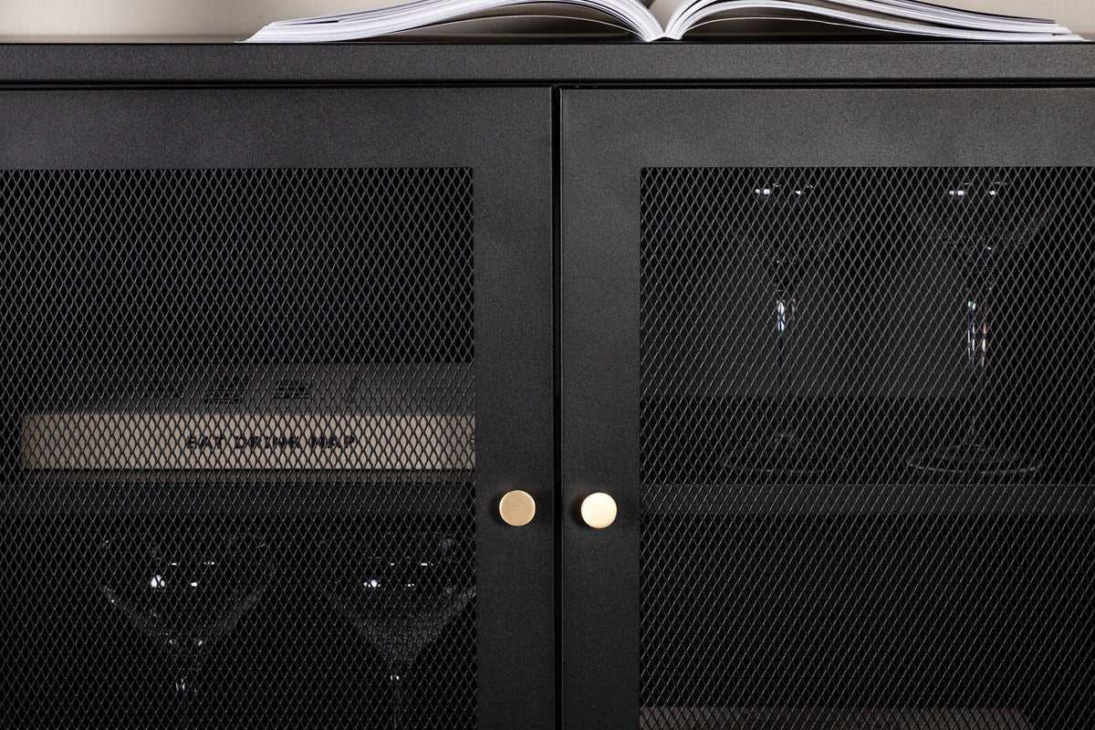 Malla Kabinett in Schwarz präsentiert im Onlineshop von KAQTU Design AG. Cabinet ist von Venture Home