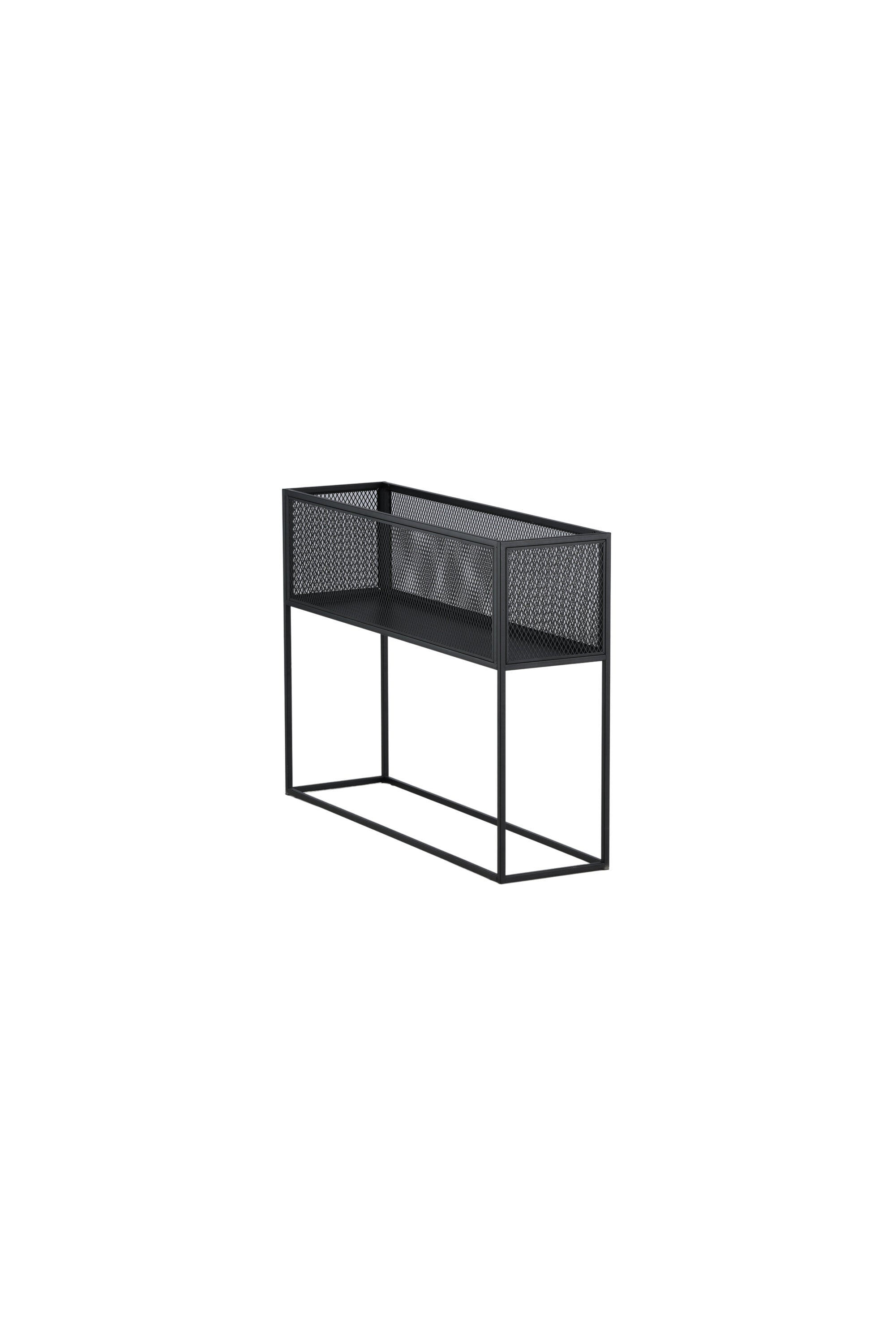 Netz Blumenregal in Schwarz präsentiert im Onlineshop von KAQTU Design AG. Standregal ist von Venture Home