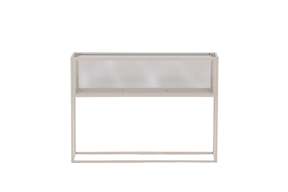 Netz Blumenregal in Beige präsentiert im Onlineshop von KAQTU Design AG. Standregal ist von Venture Home