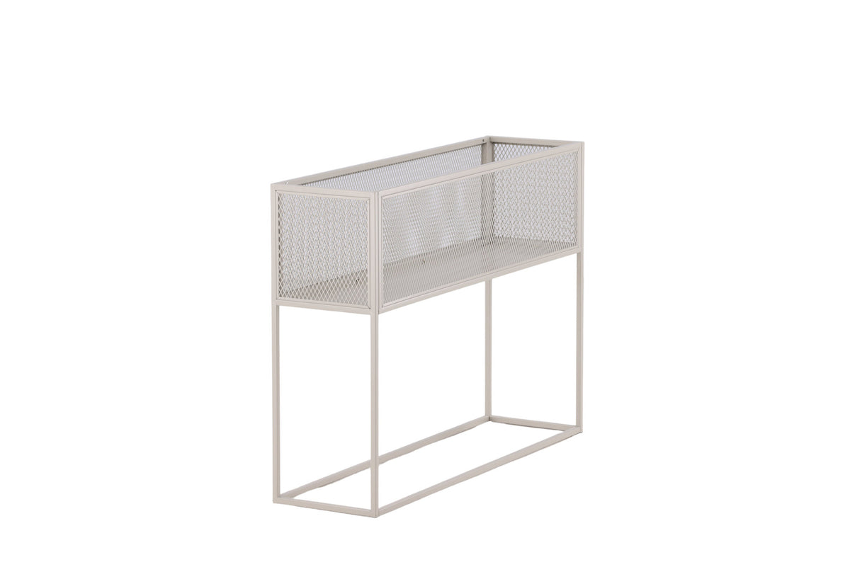 Netz Blumenregal in Beige präsentiert im Onlineshop von KAQTU Design AG. Standregal ist von Venture Home