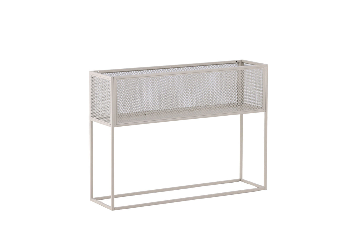 Netz Blumenregal in Beige präsentiert im Onlineshop von KAQTU Design AG. Standregal ist von Venture Home