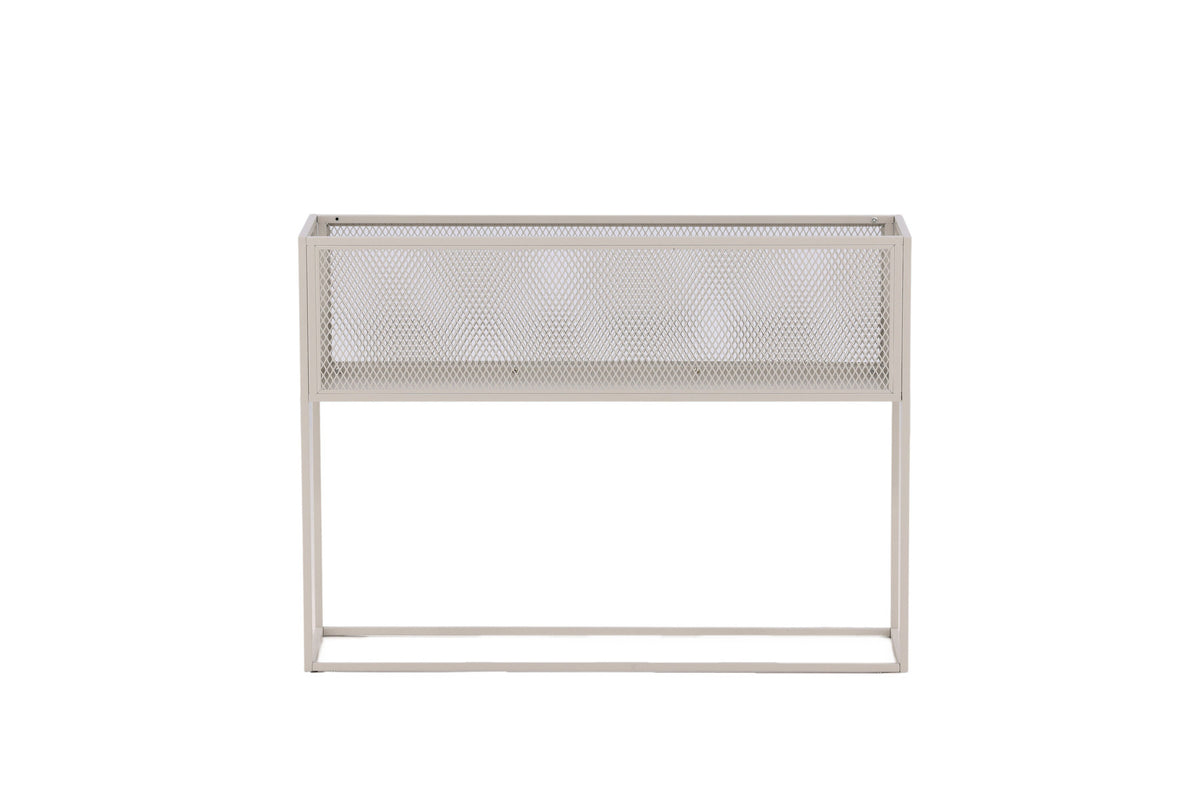 Netz Blumenregal in Beige präsentiert im Onlineshop von KAQTU Design AG. Standregal ist von Venture Home