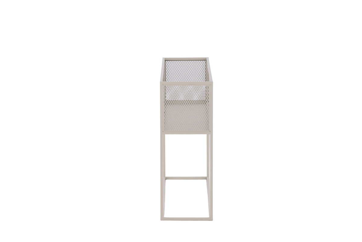Netz Blumenregal in Beige präsentiert im Onlineshop von KAQTU Design AG. Standregal ist von Venture Home