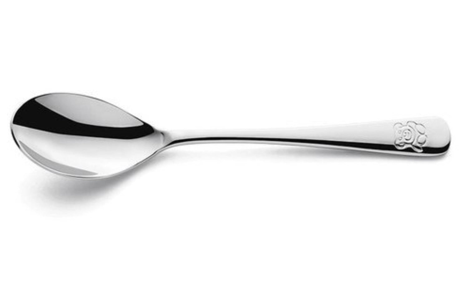 Spoon pour enfants en peluche en peluche 18/10, très brillant