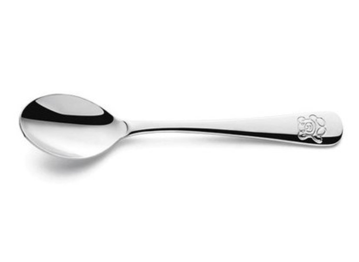 Teddy Bear Kindertelenöffel 18/10, highly glossy