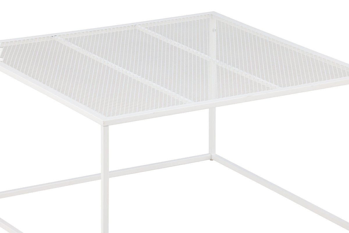Netz Coffee Tisch in Weiss präsentiert im Onlineshop von KAQTU Design AG. Beistelltisch ist von Venture Home